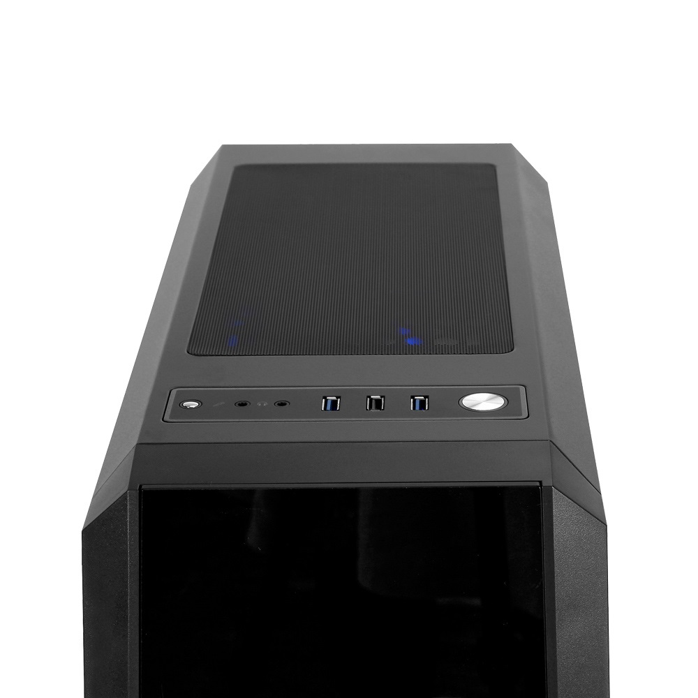 CHIEFTEC GL-02B-OP fekete (táp nélküli) ablakos ATX ház