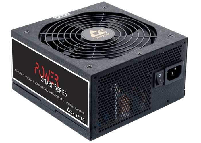 Chieftec GPS-650C 650W 80+ GOLD PFC 12 cm ventilátorral dobozos tápegység
