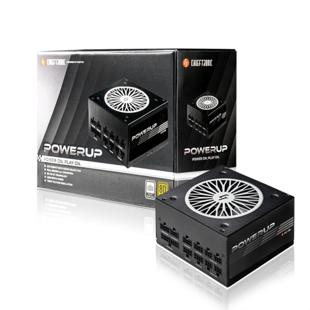 Chieftec CHIEFTRONIC PowerUp 750W 80+ Gold ventillátorral dobozos tápegység