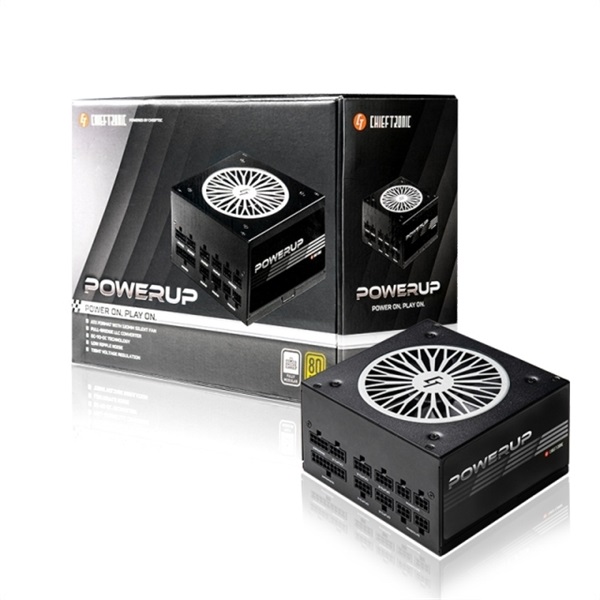 Chieftec CHIEFTRONIC PowerUp 850W 80+ Gold ventillátorral dobozos tápegység