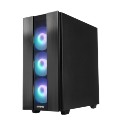 Chieftec GS-02B-OP Hunter II A-RGB fekete (táp nélküli) ablakos ATX ház