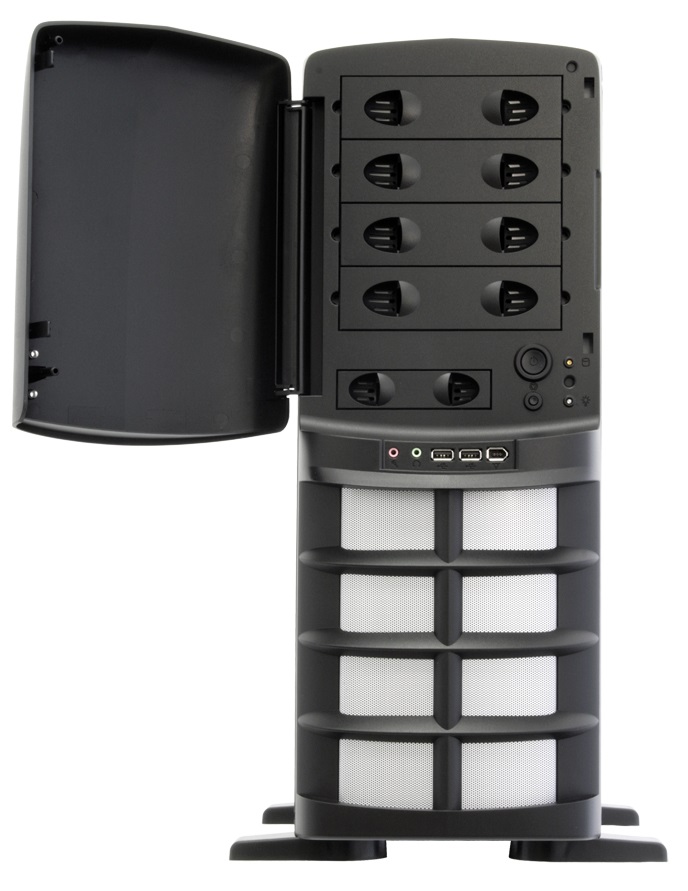 Chieftec GX-01B-OP táp nélküli fekete ATX ház