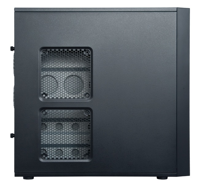 CHIEFTEC HQ-01B-OP fekete (táp nélküli) ATX ház