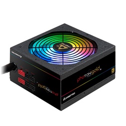 Chieftec Photon Gold GDP-750C-RGB 750W 90+ GOLD PFC 14 cm RGB ventilátorral dobozos tápegység