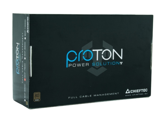 Chieftec Proton 650W 80+ Bronze ventillátorral dobozos tápegység