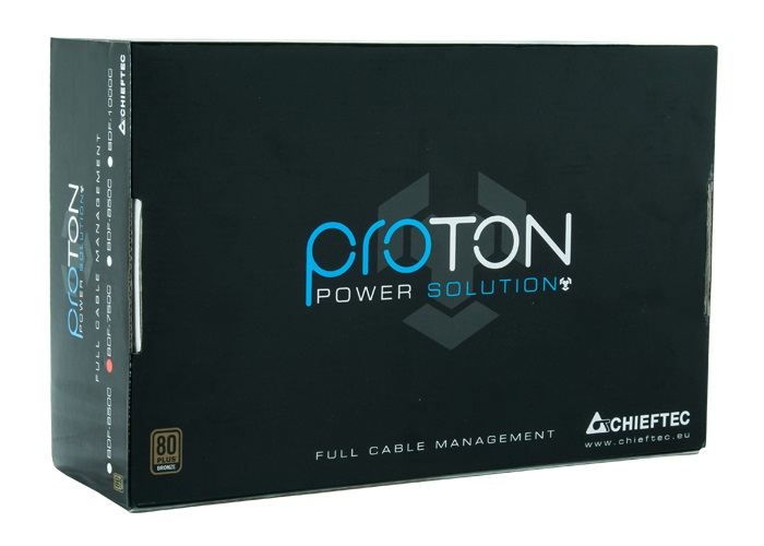 Chieftec Proton BDF-850C 850W 80+ bronz 12cm ventilátorral moduláris dobozos tápegység