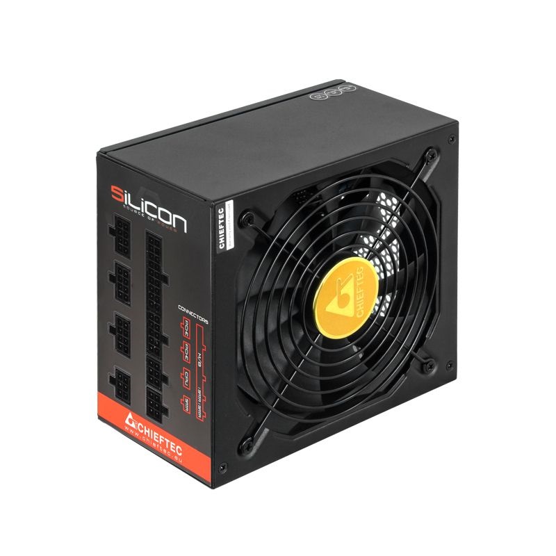 Chieftec Silicon 750W 80+ Bronze ventillátorral moduláris dobozos tápegység