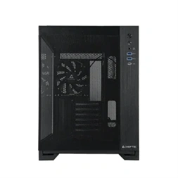 Chieftec Visio Air fekete (táp nélküli) ablakos mATX ház