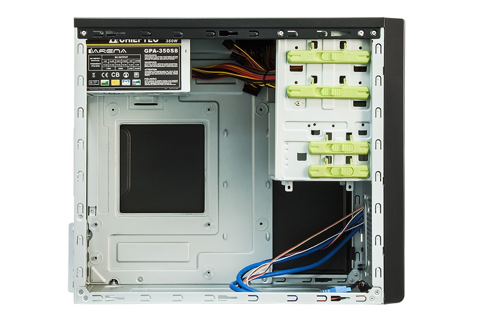 Chieftec XT-01B-350S8 Mesh szériás 350W fekete mATX ház