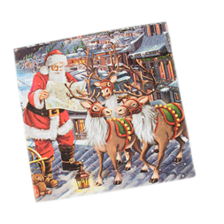 Christmas Lunch Napkins, second quality \ Serwetki Secundo Lunch Gwiazdka