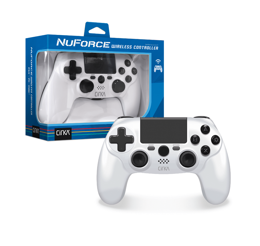 Cirka M07526-WH NuForce PS4/PC/Mac vezeték nélküli fehér kontroller