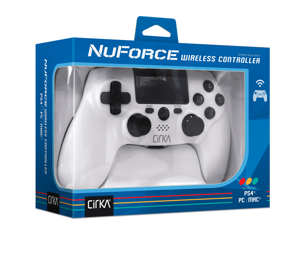 Cirka M07526-WH NuForce PS4/PC/Mac vezeték nélküli fehér kontroller