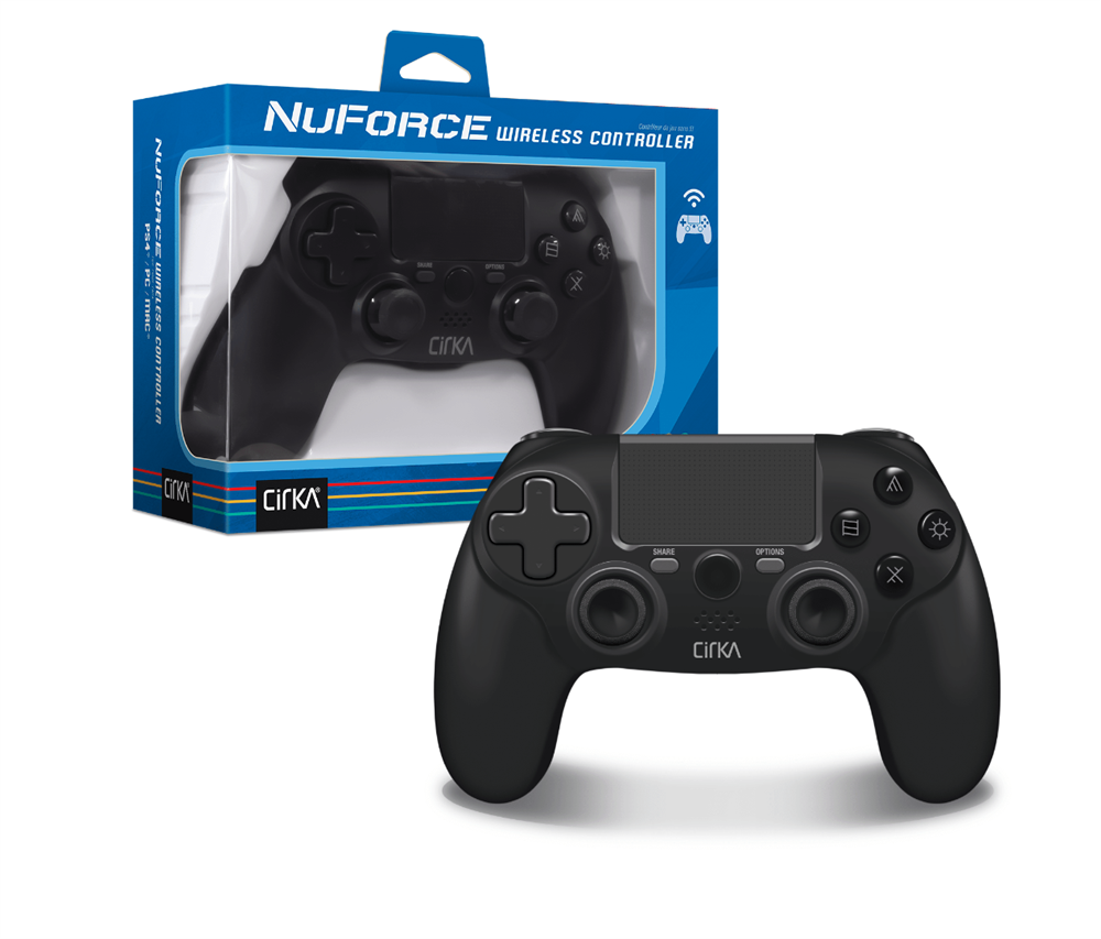 Cirka M07526-BK NuForce PS4/PC/Mac vezeték nélküli fekete kontroller