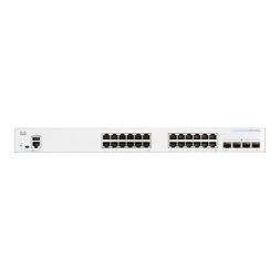 Cisco CBS250-24PP-4G 24x GbE PoE+ LAN 4x SFP port L2 menedzselhető PoE+ switch