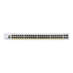 Cisco CBS250-48P-4X 48x GbE PoE+ LAN 4x SFP+ port L2 menedzselhető PoE+ switch