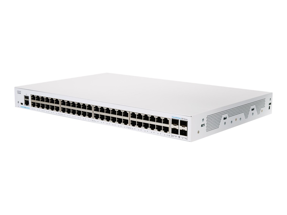 Cisco CBS250-48T-4G 48x GbE LAN 4x SFP port L2 menedzselhető switch