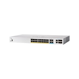 Cisco CBS350-24MGP-4X 20xGbE PoE+ LAN 4x2.5GbE PoE+ LAN 2xcombo 10GbE RJ45/SFP+ 2xSFP+ port L3 menedzs. Multi-Gig PoE+ s