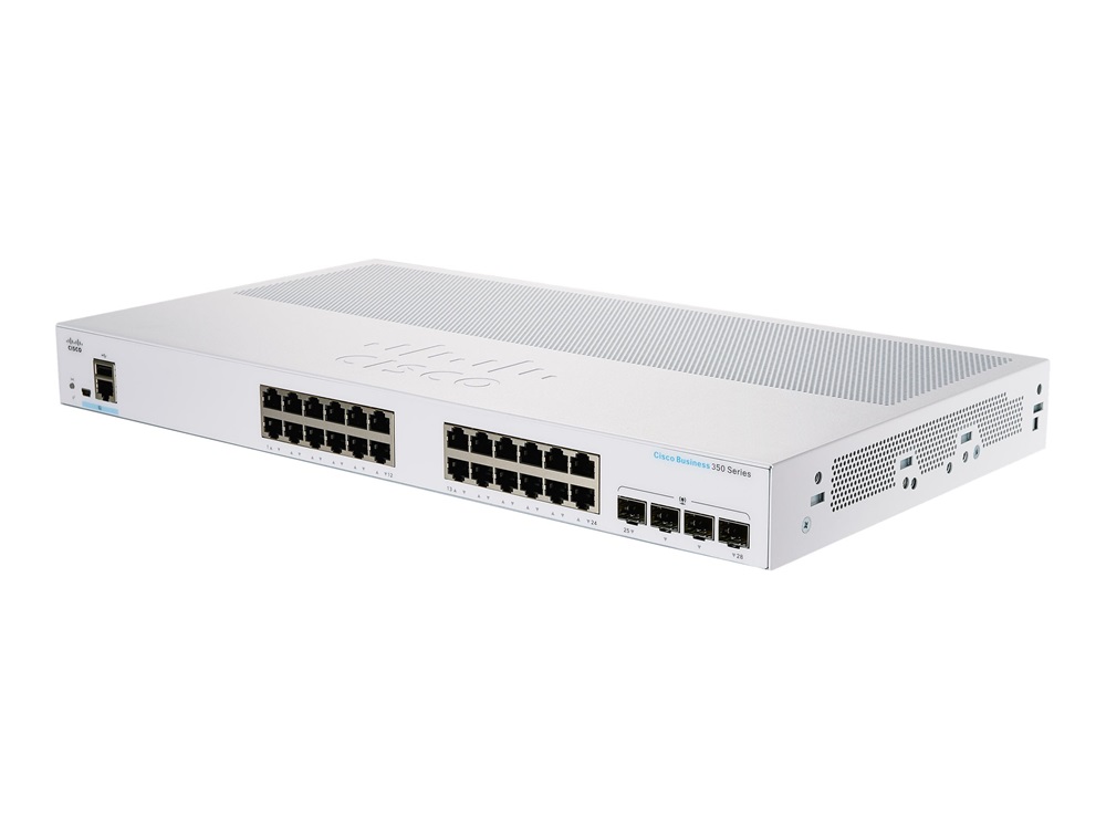 Cisco CBS350-24T-4G 24x GbE LAN 4x SFP port L3 menedzselhető switch