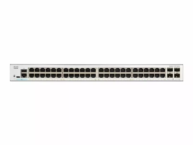 Cisco Catalyst C1200-48T-4G 48x GbE LAN 4x SFP port L2 menedzselhető switch