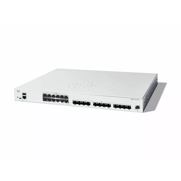 Cisco Catalyst C1300-24XTS 12x 10G LAN 12x 10G SFP+ 1xGbE menedzsment port L3 menedzselhető switch