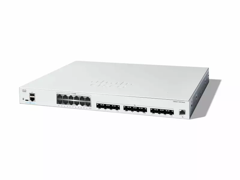 Cisco Catalyst C1300-24XTS 12x 10G LAN 12x 10G SFP+ 1xGbE menedzsment port L3 menedzselhető switch