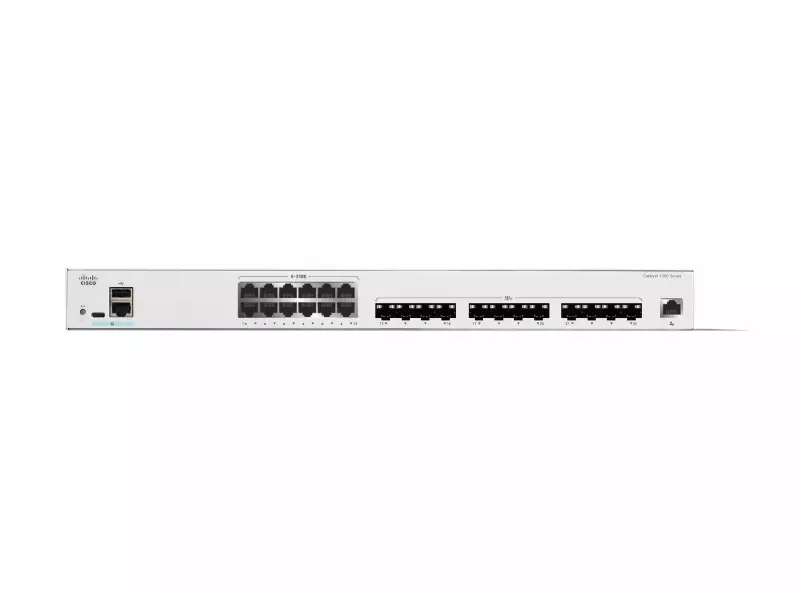 Cisco Catalyst C1300-24XTS 12x 10G LAN 12x 10G SFP+ 1xGbE menedzsment port L3 menedzselhető switch