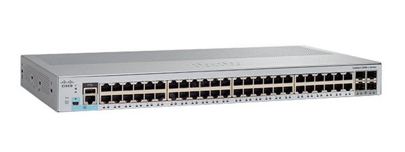 Cisco Catalyst WS-C2960L-48TS-LL 48x GbE LAN port + 4x SFP LAN Lite switch
