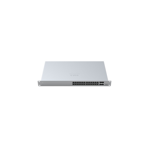 Cisco Meraki MS120-24P-HW 24x GbE PoE+ LAN 4x SFP port L2 menedzselhető PoE+ switch
