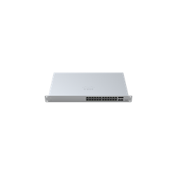 Cisco Meraki MS120-24P-HW 24x GbE PoE+ LAN 4x SFP port L2 menedzselhető PoE+ switch