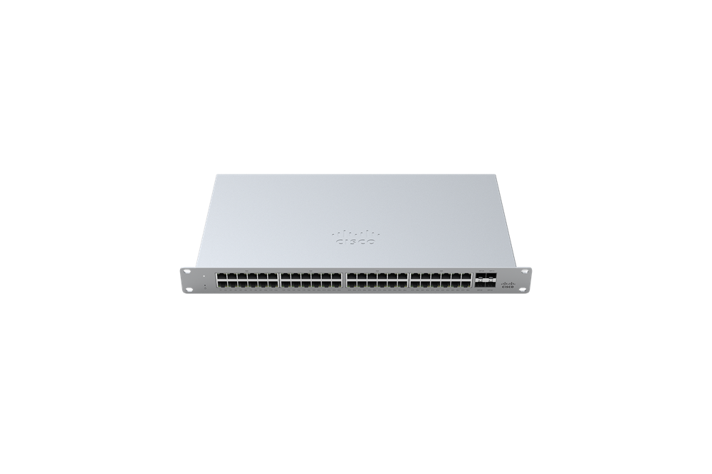 Cisco Meraki MS120-48FP-HW 48x GbE PoE+ LAN 4x SFP port L2 menedzselhető PoE+ switch
