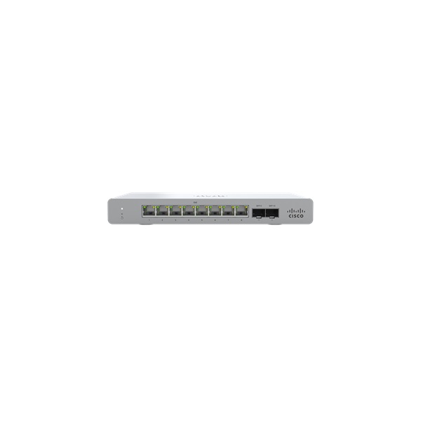 Cisco Meraki MS120-8FP-HW 8x GbE PoE+ LAN 2x SFP port L2 menedzselhető PoE+ switch