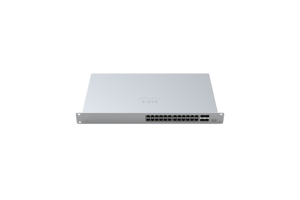 Cisco Meraki MS125-24-HW 24x GbE LAN 4x SFP+ port L2 menedzselhető switch
