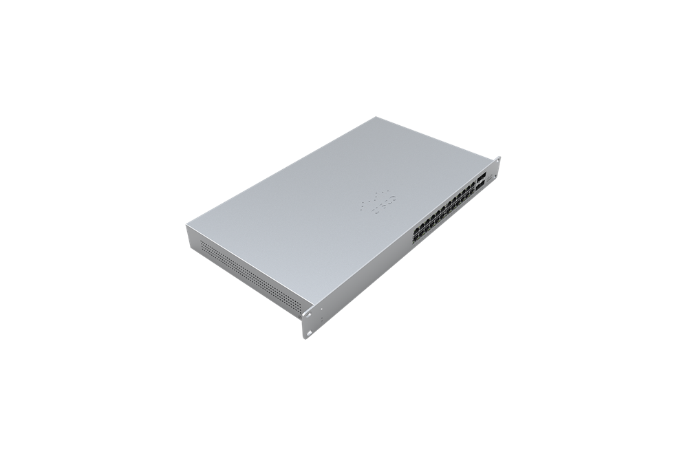 Cisco Meraki MS125-24P-HW 24x GbE PoE+ LAN 4x SFP+ port L2 menedzselhető PoE+ switch