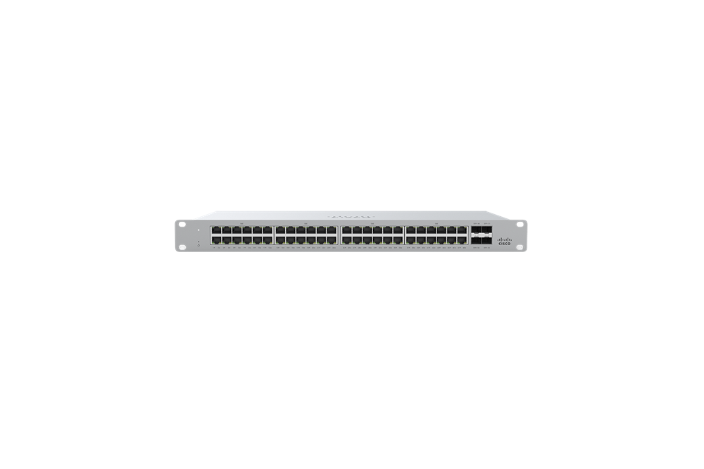 Cisco Meraki MS125-48-HW 48x GbE LAN 4x SFP+ port L2 menedzselhető switch