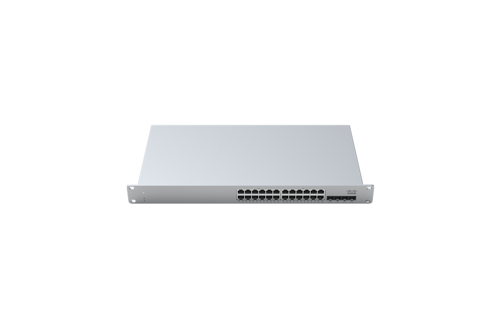 Cisco Meraki MS210-24P-HW 24x GbE PoE+ LAN 4x SFP port L2 menedzselhető PoE+ switch