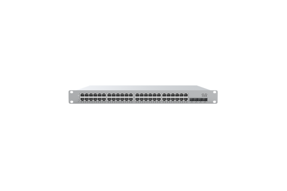 Cisco Meraki MS225-48FP-HW 48x GbE PoE+ LAN 4x SFP+ port L2 menedzselhető PoE+ switch