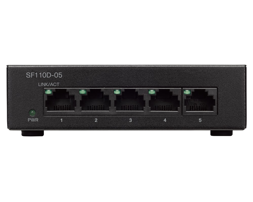 Cisco SF110D-05 5port 10/100Mbps LAN nem menedzselhető asztali Switch