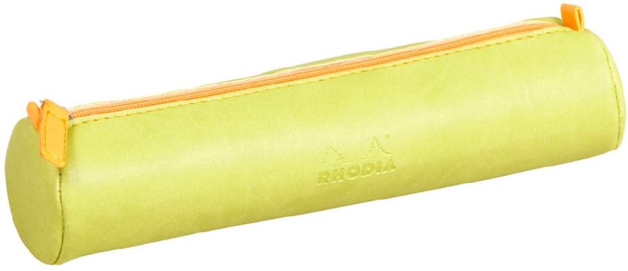 Clairefontaine Rhodiarama 215x5cm hengeres műbőr ánizszöld tolltartó