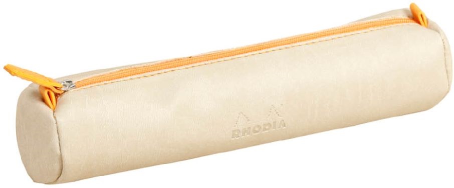 Clairefontaine Rhodiarama 215x5cm hengeres műbőr bézs tolltartó