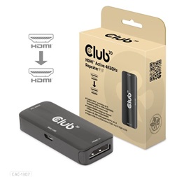 Club3D Active 4K60Hz Repeater F/F HDMI adapter