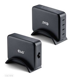 Club3D Travel Charger 240 Watt 4-portos USB Type-C hálózati töltő