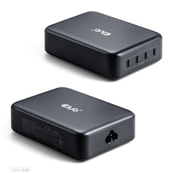 Club3D Travel Charger 240 Watt 4-portos USB Type-C hálózati töltő