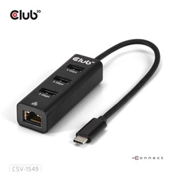 Club 3D CSV-1549 1Gb/s USB-C RJ45 hálózati adapter