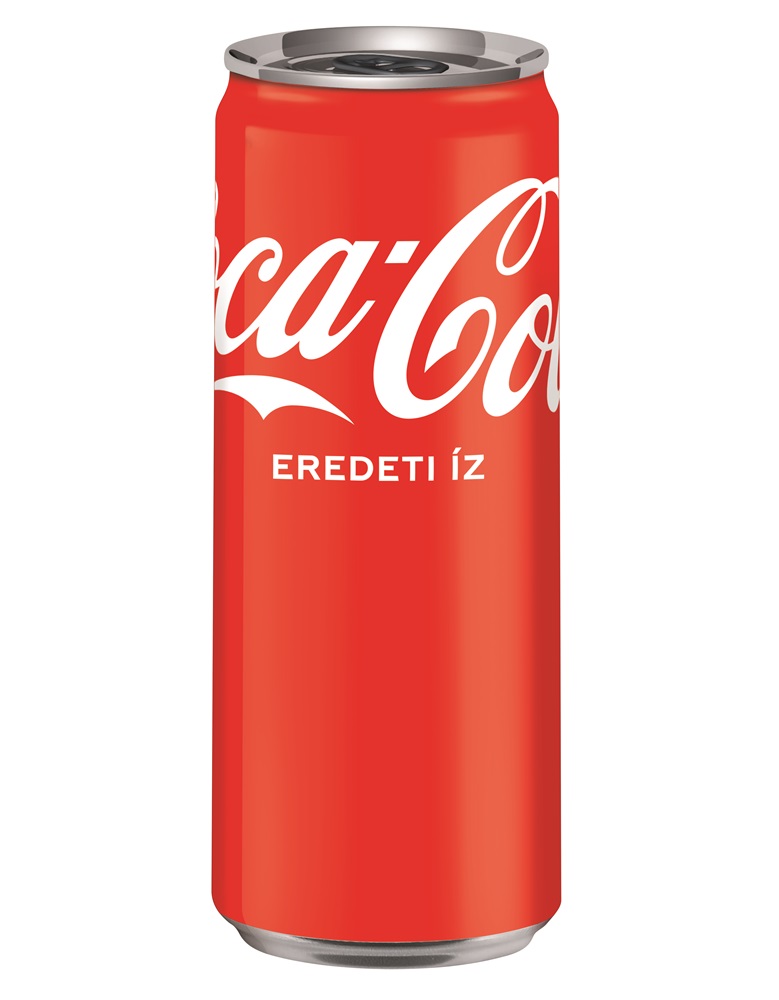 Coca-Cola 0,33l DRS egyutas visszaváltási díjas dobozos üdítőital