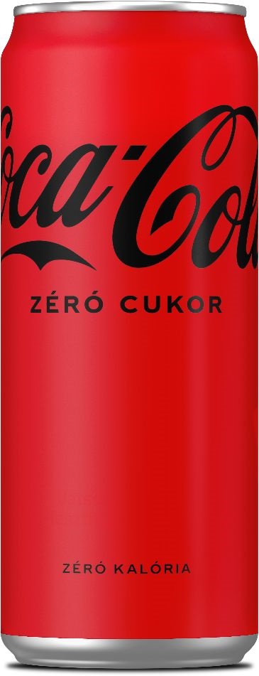 Coca-Cola Zero 0,33l dobozos üdítőital