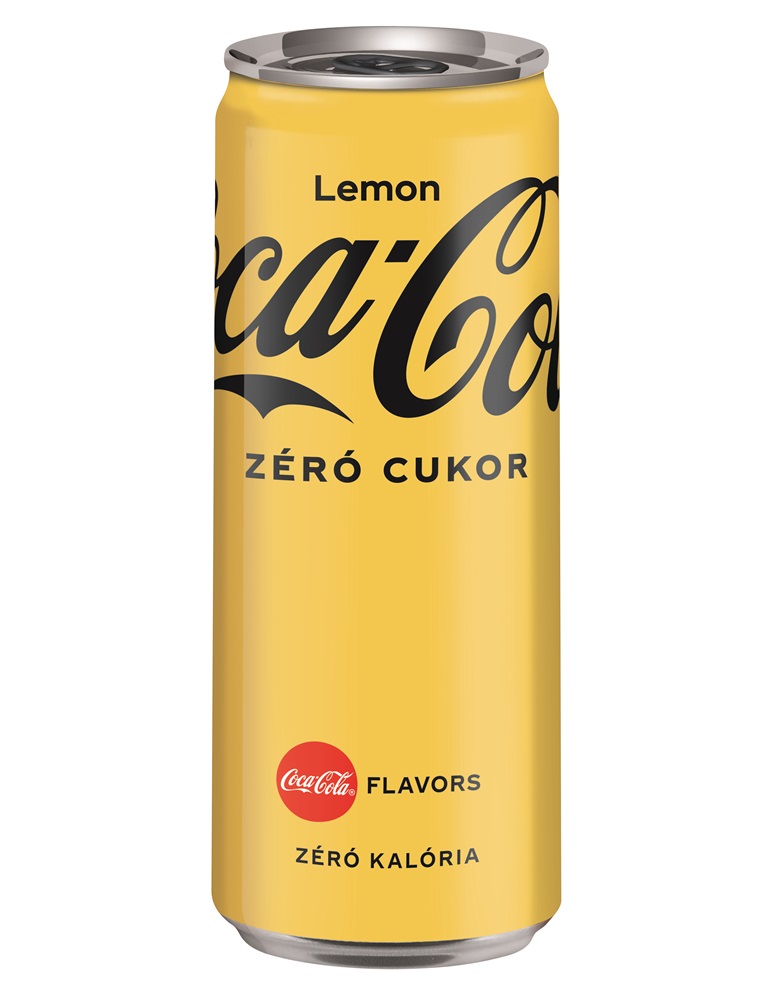 Coca-Cola Zero Lemon 0,33l DRS egyutas visszaváltási díjas dobozos üdítőital