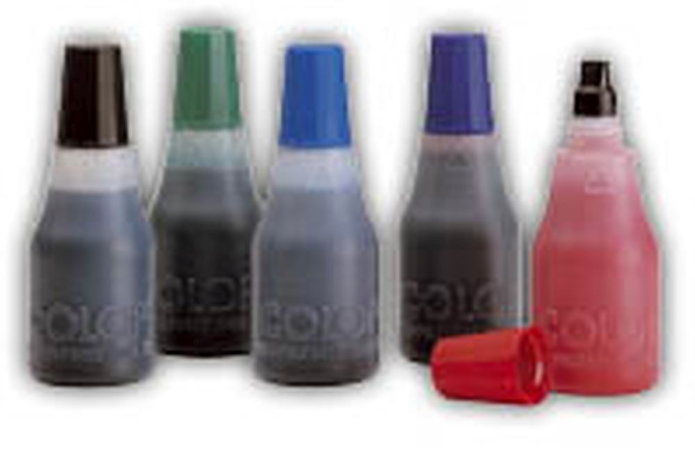 Colop C 801/25ml zöld bélyegzőfesték