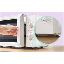 Comfee CMO-MP012 OC-WH 700W 19L fehér mikrohullámú sütő (Újszerű)