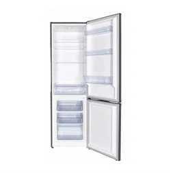 Comfee RCB169DS2(E) inox, alulfagyasztós, Hűtő:115L, Fagyasztó:59L, hűtőszekrény (Újszerű)