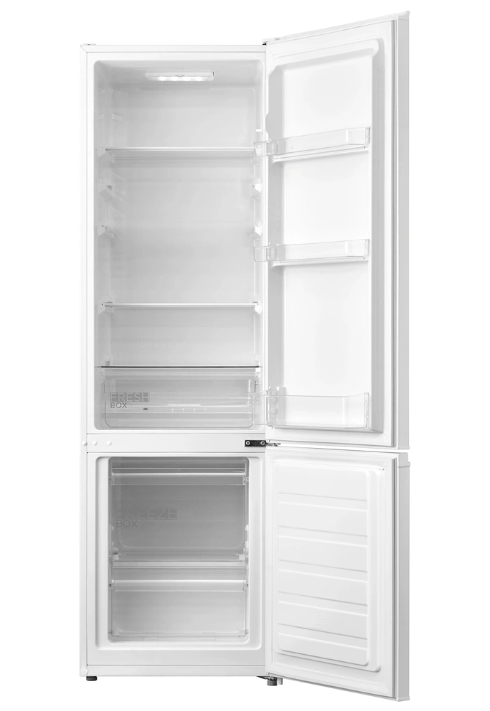 Comfee RCB359WH2 fehér, alulfagyasztós, Hűtő:197L, Fagyasztó:65L, hűtőszekrény (Újszerű)